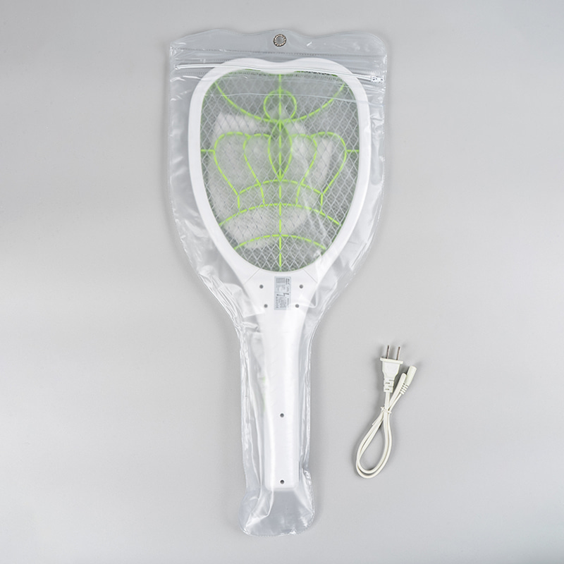 Mata-mosquitos elétrico de 3 cores FF-783A 400mAh com luz e cabo em forma de oito Mata-mosquitos elétrico de 3 cores FF-783A 400mAh com luz e cabo em forma de oito