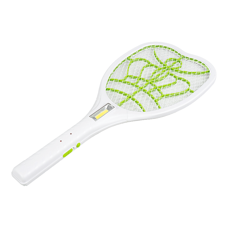 Mata-mosquitos elétrico de 3 cores FF-783A 400mAh com luz e cabo em forma de oito Mata-mosquitos elétrico de 3 cores FF-783A 400mAh com luz e cabo em forma de oito