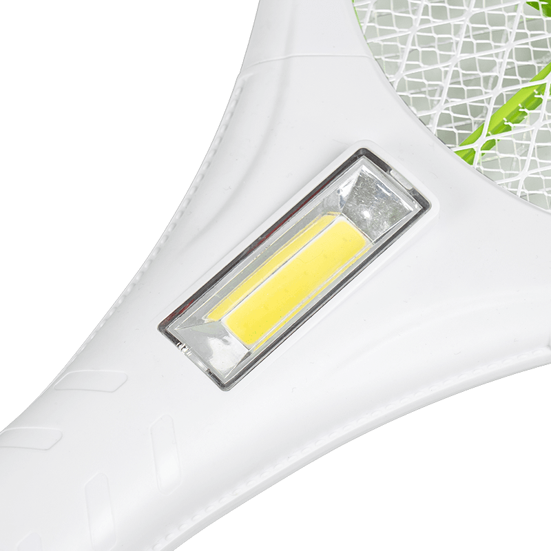Mata-mosquitos elétrico de 3 cores FF-783A 400mAh com luz e cabo em forma de oito Mata-mosquitos elétrico de 3 cores FF-783A 400mAh com luz e cabo em forma de oito