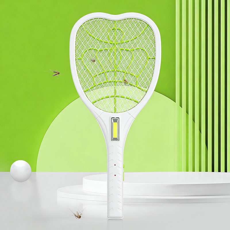 Mata-mosquitos elétrico de 3 cores FF-783A 400mAh com luz e cabo em forma de oito Mata-mosquitos elétrico de 3 cores FF-783A 400mAh com luz e cabo em forma de oito